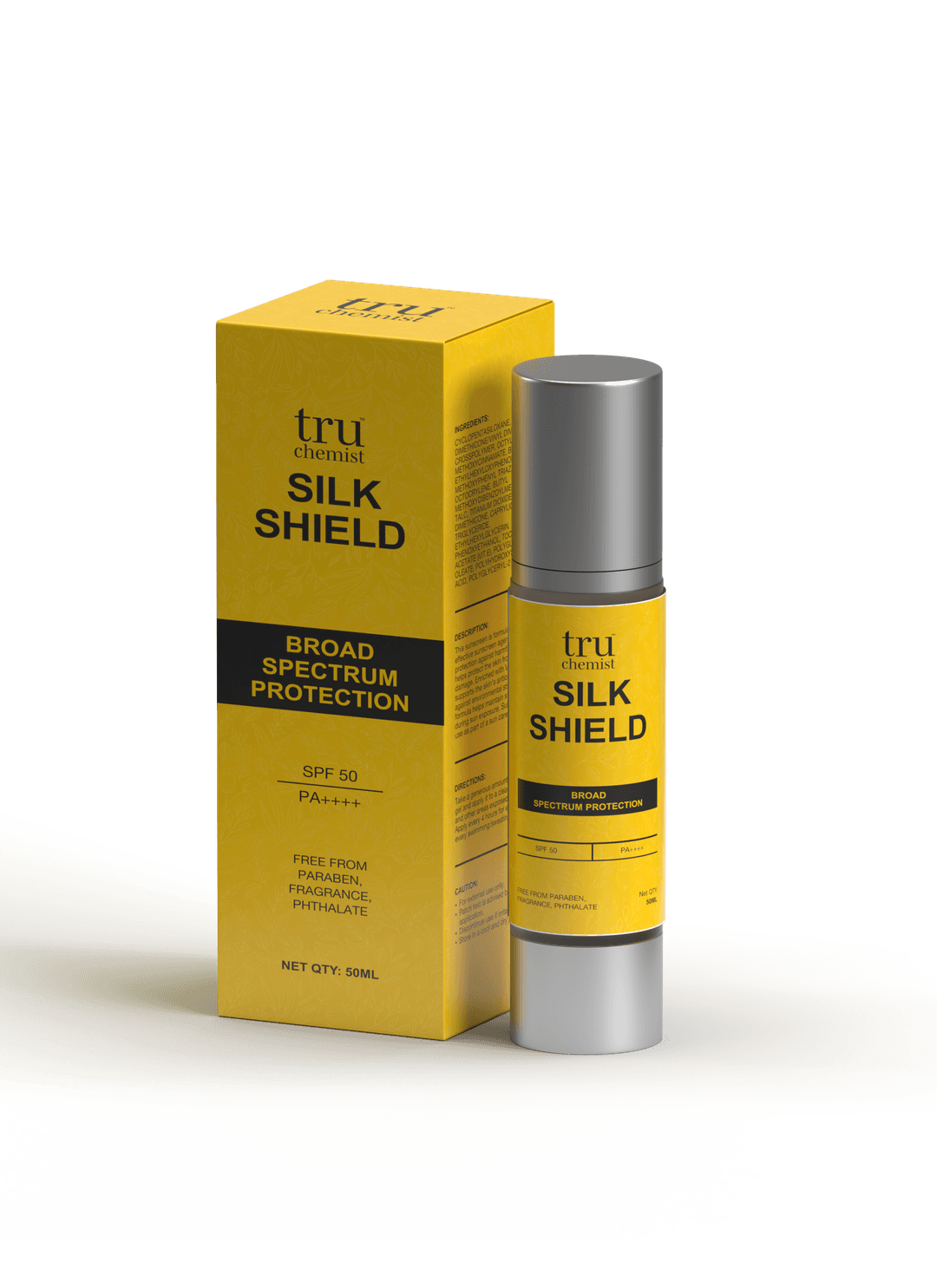 Silk Shield Broad Spectrum Protection SPF 50 PA++++